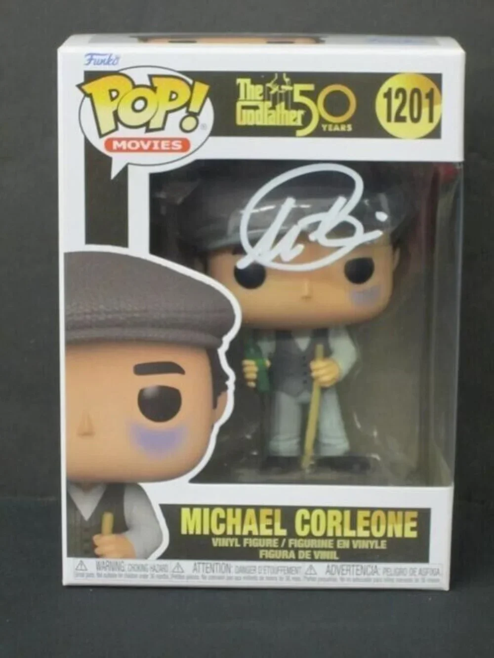 Al Pacino signed Funko Pop! Movies The Godfather Michael Corleone #1201 w/COA - Picture 1 of 2